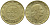 Италия 200 лир 1978 R, шестерня KM 105 алюминиевая бронза 4395-535