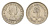 Родезия и Ньясаленд 3 пенса 1962 Елизавета II (1952-2022), цветок глориоза KM 3 медно-никель UNC 4596-941