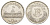 Египет 25 пиастров 1956 Национализация Суэцкого канала KM 385 серебро 603-225