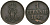 Ганновер 1 пфенниг 1847 B, Эрнст Август (1837-1851) KM 201.1, AKS 129, J. 74 медь 08-1344