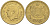 Монако 1 франк 1945 Луи II (1922-1949) KM 120 a алюминиевая бронза 190-526