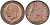 Великобритания 1/2 пенни 1928 Георг V (1910-1936) KM 837, Spink 4058 бронза 4591-1041