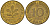 ФРГ 10 пфеннигов 1980 G J. 383, KM 108 сталь плакированная латунью    4603-453