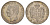 Греция 5 драхм 1876 A, Георг I (1863-1913) KM 46 серебро 1518-1142
