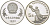 Китай 5 юаней 1990 футбол, вратарь KM 247 серебро PROOF 04-102-25