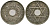 Британская Западная Африка 1/2 пенни 1947 KN, Георг VI KM 18 медно-никель 25-1022