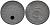 ГЕРМАНИЯ 5 РЕЙХСПФЕННИГОВ 1944 D KM 100, J. 370 цинк 105-322