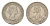 Родезия и Ньясаленд 3 пенса 1957 Елизавета II (1952-2022), цветок глориоза KM  3 медно-никель    4640-919