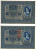 АВСТРИЯ 1000 КРОН 1919 КРАСНАЯ ВЕРТИКАЛЬНАЯ НАДПЕЧАТКА НА 1902 Pick 59 бумага XF-UNC 7217-50-1