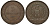 Италия 3 байоччи 1849 Montenegro 73, CNI 6, Berman 3300, Muntoni 5 медь 1519-333