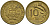 Перу 10 сентаво 1970 KM 145 латунь 4580-143