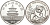 Китай 10 юаней 1990 панда KM 237 серебро BUNC 02-073-33
