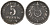 Германия 5 пфеннигов 1915 A KM 19, J. 297 железо 4151-557