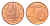 Сан-Марино 2 евроцента 2006 KM 441 сталь плакированная медью UNC 4694-1024
