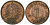 Германия 1 пфенниг 1875 A, Вильгельм I (1871-1888) KM 1, J. 1 медь 1524-211