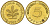 ФРГ 5 пфеннигов 1967 G KM 107, J. 382 сталь плакированная латунью PROOF 1094-7-22