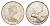Канада 25 центов 1988 Елизавета II (1952-2022), олень KM 74 никель 4637-834