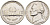США 5 ЦЕНТОВ 1986 D, ДЖЕФФЕРСОН KM А192 медно-никель 4546-1213