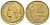 Франция 10 франков 1951 B, петух KM 915.2, Le Franc 363.5 алюминиевая бронза 217-256