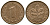 ФРГ 1 ПФЕННИГ 1985 F KM 105, J.380 сталь плакированная медью 179-1016