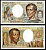 Франция 200 франков 1985 Pick 155 a бумага 7198-11-2-1