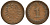 ГЕРМАНИЯ 1 ПФЕННИГ 1889 G, СТАРОГЕРБОВКА KM 1, J. 1, Weege 1 медь 53-548