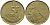 БЕЛЬГИЯ 5 ФРАНКОВ 1986 BELGIQUE KM 163 латунь или алюминиевая бронза 4388-1223