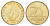 Венгрия 20 форинтов 1996 KM 696 никель латунь UNC 4706-1052