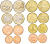 Словения евронабор из 8 монет 2007 1, 2, 5, 10, 20, 50 евроцентов, 1 и 2 евро UNC N6-49