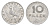 Венгрия 10 филлеров 1973 BP KM 572 алюминий 116-1124