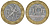 Франция 10 франков 1989 тип гений Бастилии KM 964.1, Le Franc 375.3 биметалл  45-631
