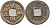 Китай 1 цянь (кэш) (тун-бао) ND (1038-1040) Империя Сун (960-1279), северная сун (960-1127), Жэнь-цзун (1023-1063) бронза AUC2-5-33