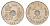 Дания 25 эре 1985 Маргрете II (1972-2024) KM 861 медно-никель 3459-916