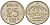 Швеция 25 эре 1953 TS, Густав VI Адольф (1950-1973) KM 824 серебро 4147-1035