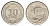Сингапур 20 центов 1979 голубой марлин, тунец KM 4 медно-никель UNC 3999-112