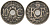 Франция 10 сантимов 1921 тип Линдайё KM 866a, Le Franc 138.3 медно-никель 4143-857