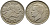 Монако 100 франков 1950 Ренье III (1949-2005) KM 133 медно-никель 4389-1244