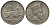 Эфиопия 50 матонас 1931 EE 1923, Хайле Селассие I, второе правление (1930-1936) KM 31 никель 5010-511