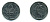 ФРАНЦИЯ 2 ФРАНКА 1981 СЕЯТЕЛЬ KM 942.1, LE FRANC 272.5 никель 25-2432