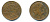 БЕЛЬГИЯ 50 САНТИМОВ 1958 BELGIE KM 149.1 бронза 86-1314