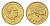 Тонга 1 сенити 1974 год-тип KM 27a латунь UNC 84-1532