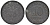Германия 10 пфеннигов 1921 KM 26, J. 299, Weege 8 цинк 4119-423
