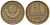 СССР 1 копейка 1983 Y 126a, Schon 75a латунь 4613-556