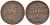 Швеция 1/6 скиллинга 1832 Карл XIV Юхан (1818-1844) KM 635 (434) медь 175-1043