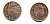 Великобритания 1 пенни 2010 Елизавета II (1952-2022) KM 1107, Spink B6 сталь плакированная медью 540-235