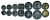 Аруба лот из 7 монет 1988-2010 5, 10, 25, 50 центов, 1, 2 1/2, 5 флоринов KM 1, 2, 3, 4, 5, 6, 38 UNC N2-39