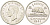 Канада 5 центов 1941 бобр, Георг VI (1937-1952) KM 33 никель 4448-855