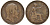 Великобритания 1 пенни 1908 Эдуард VII (1901-1910) KM 794.2, Sp 3990 бронза 4165-713