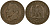 Франция 5 сантимов 1864 BB - Страсбург, Наполеон III (1852 - 1870) KM 797 бронза 51-1152
