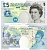 Англия 5 фунтов 2002 signature: M. Lowther, серия НА Pick 391 a бумага aUNC 7485-4-3-2